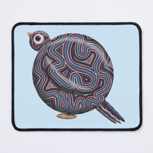 Item preview, Fat Glass Bird by Heather Nafe Art designed and sold by HeatherNafeArt.