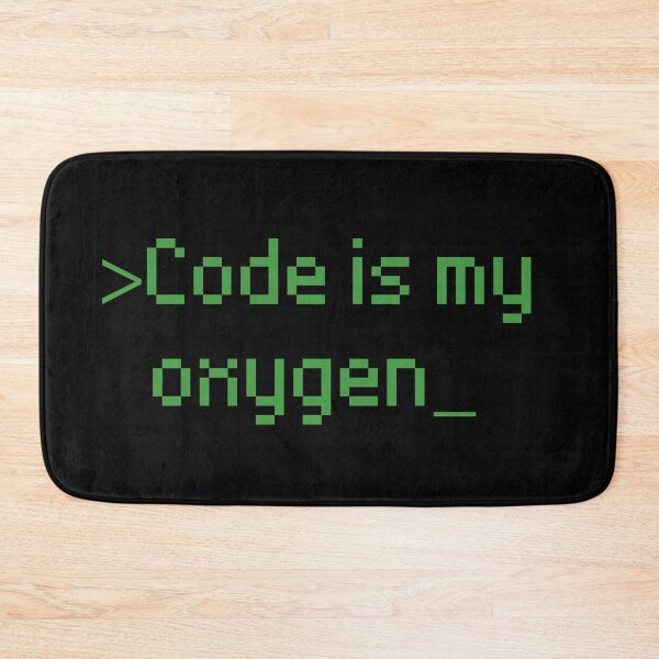 Item preview, Code is My Oxygen designed and sold by LeoLabs.