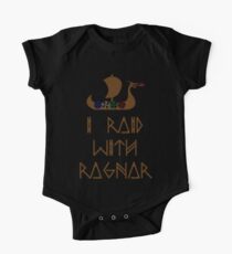 I Raid with Ragnar Short Sleeve Baby One-Piece