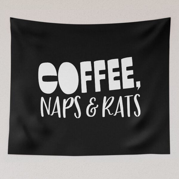 Item preview, Coffee, naps and rats designed and sold by jazzydevil.