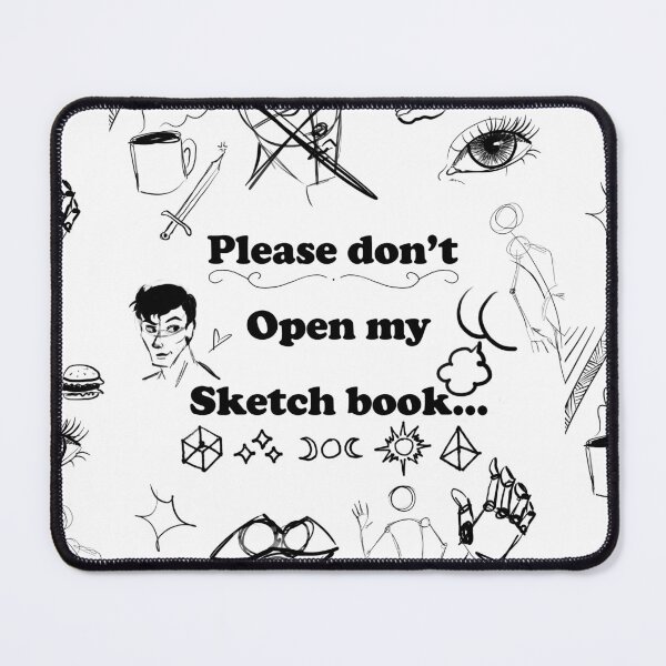 Item preview, please don't open my sketch book designed and sold by morannewebb.