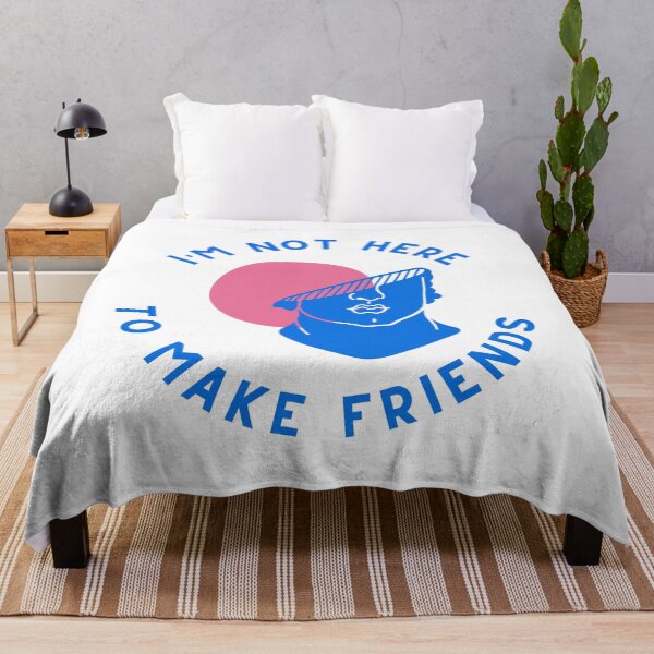Item preview, I’M NOT HERE TO MAKE FRIENDS designed and sold by baldbird.