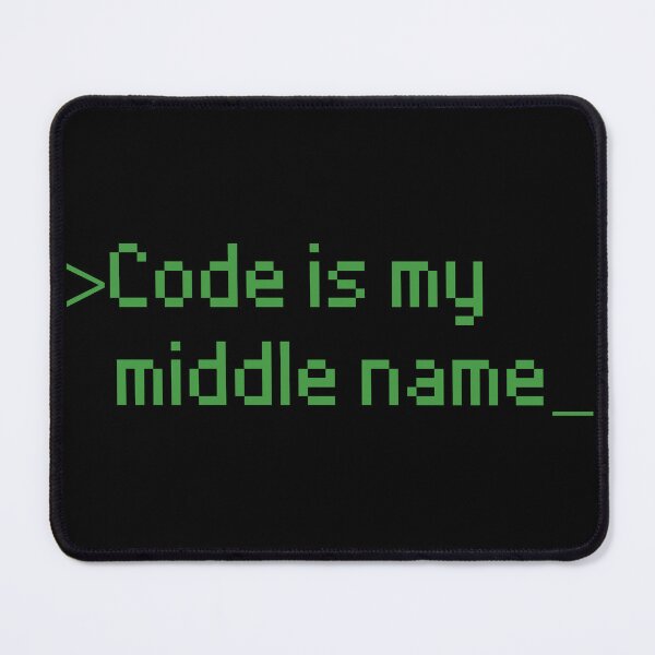 Item preview, Code is my middle name designed and sold by LeoLabs.
