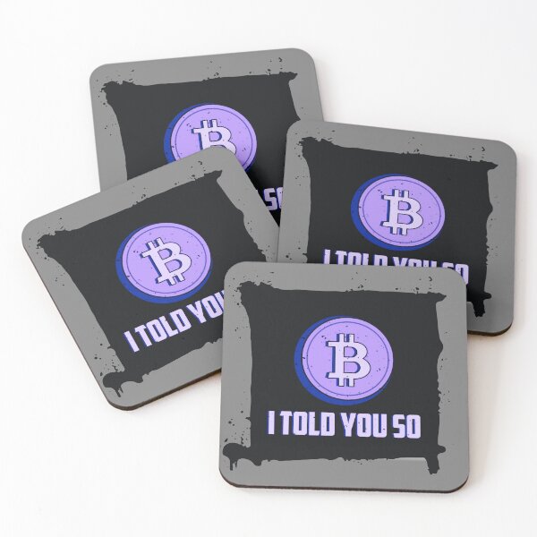 Item preview, I Told You So Bitcoin Crypto Purple designed and sold by The-Vault.