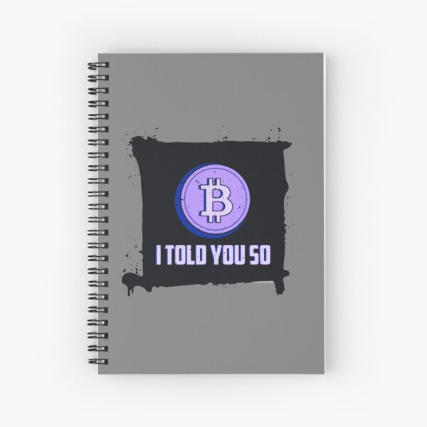 Item preview, I Told You So Bitcoin Crypto Purple designed and sold by The-Vault.
