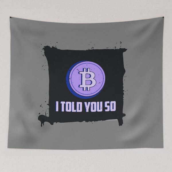 Item preview, I Told You So Bitcoin Crypto Purple designed and sold by The-Vault.