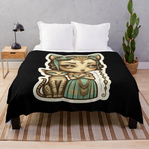 Item preview, Egyptian Goddess Bastet cute and sweet kawaii designed and sold by LuckyRonin.