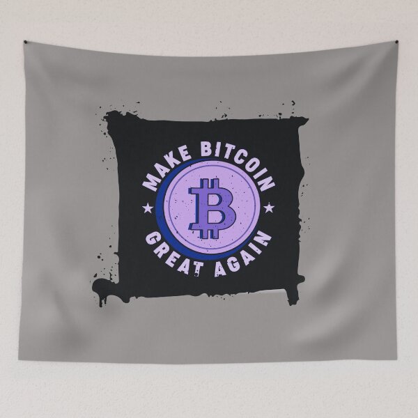 Item preview, Make Bitcoin Great Again Crypto Purple designed and sold by The-Vault.