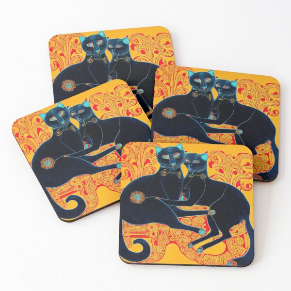 Item preview, Black Cat Couple designed and sold by SamJanner.