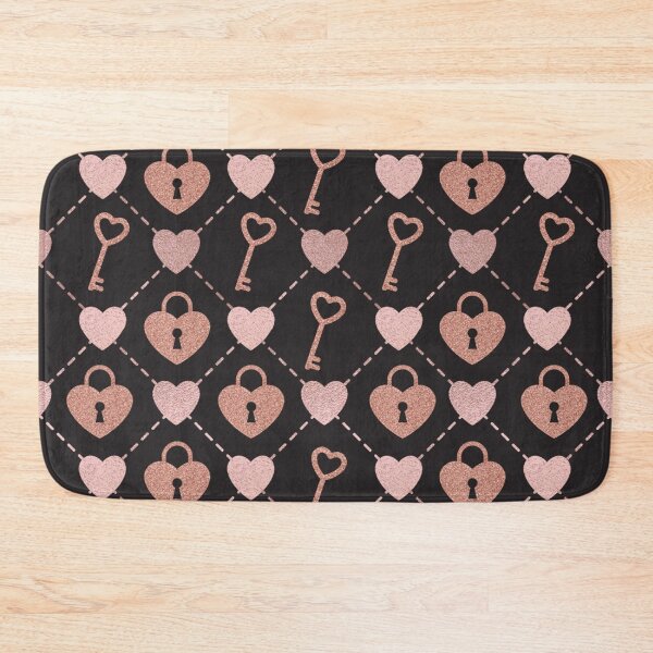 Item preview,  Rose Gold Love Locks and Keys Pattern designed and sold by adoredigitals.