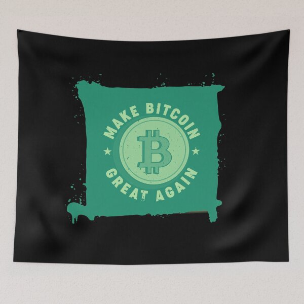 Item preview, Make Bitcoin Great Again Crypto Green designed and sold by The-Vault.