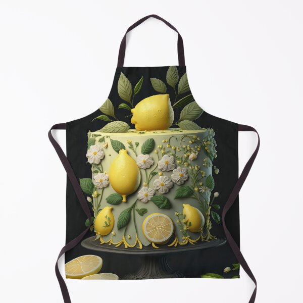 Item preview, Copy of Botanical Lemon Cake Kitchen Wall art designed and sold by Lina Khaled.