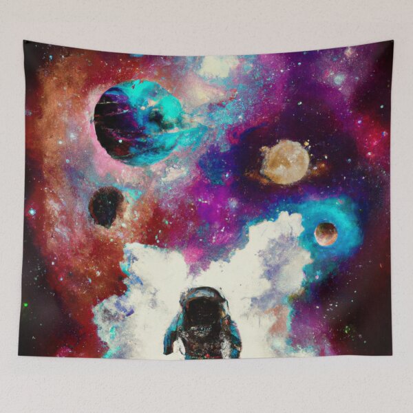 Item preview, Explorer of Universes Oil Painting Style designed and sold by marcomonge84.