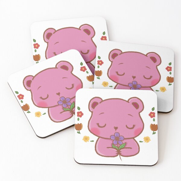 Item preview, Moe pink bear kawaii cute orso orsetto rosa  designed and sold by AudreyPinkStyle.