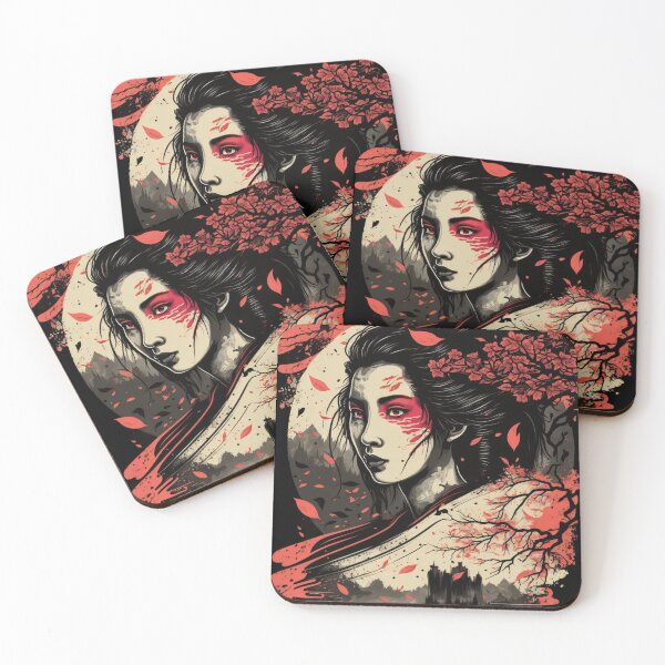 Item preview, Fantasy abstract asian woman designed and sold by loucaski.