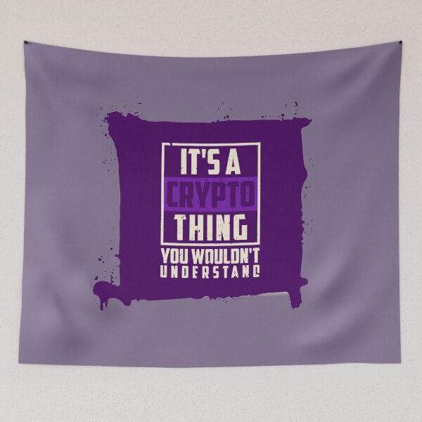 Item preview, It's A Crypto Thing You Wouldn't Understand Purple designed and sold by The-Vault.