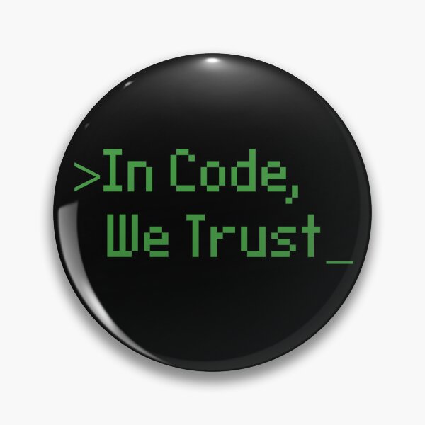Item preview, In code We Trust designed and sold by LeoLabs.