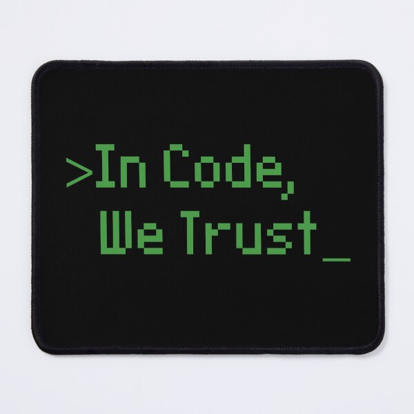 Item preview, In code We Trust designed and sold by LeoLabs.