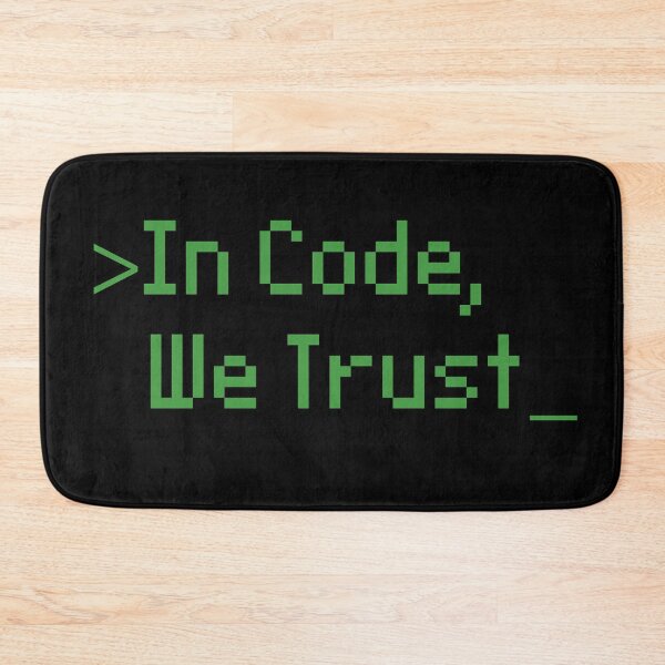 Item preview, In code We Trust designed and sold by LeoLabs.