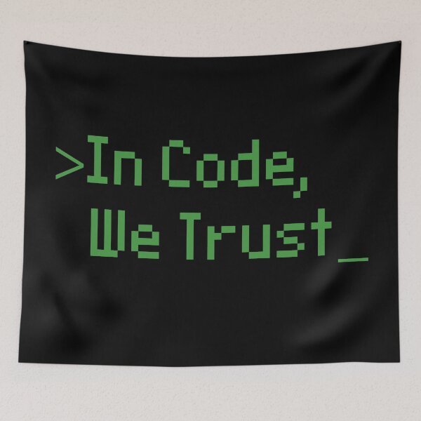 Item preview, In code We Trust designed and sold by LeoLabs.