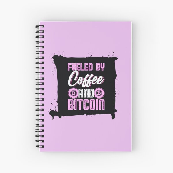 Item preview, Fueled By Coffee and Bitcoin Pink designed and sold by The-Vault.