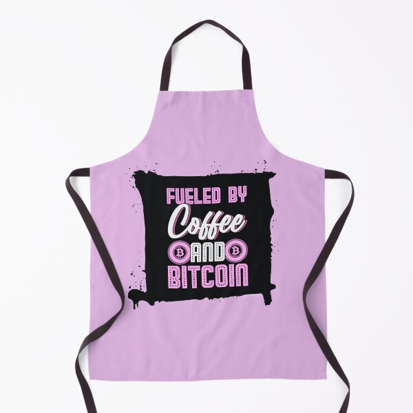 Item preview, Fueled By Coffee and Bitcoin Pink designed and sold by The-Vault.