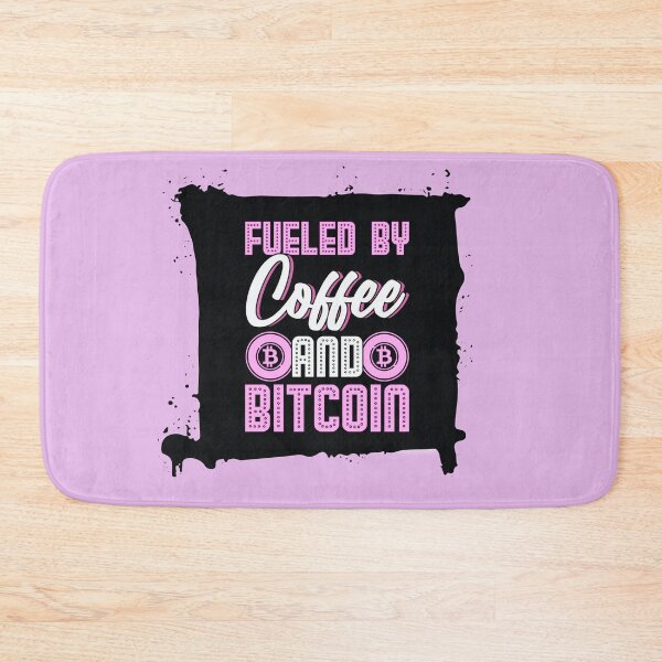 Item preview, Fueled By Coffee and Bitcoin Pink designed and sold by The-Vault.