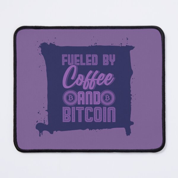 Item preview, Fueled By Coffee and Bitcoin Purple designed and sold by The-Vault.