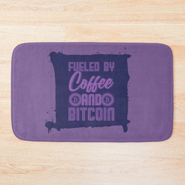 Item preview, Fueled By Coffee and Bitcoin Purple designed and sold by The-Vault.