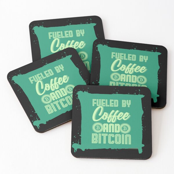 Item preview, Fueled By Coffee and Bitcoin Green designed and sold by The-Vault.