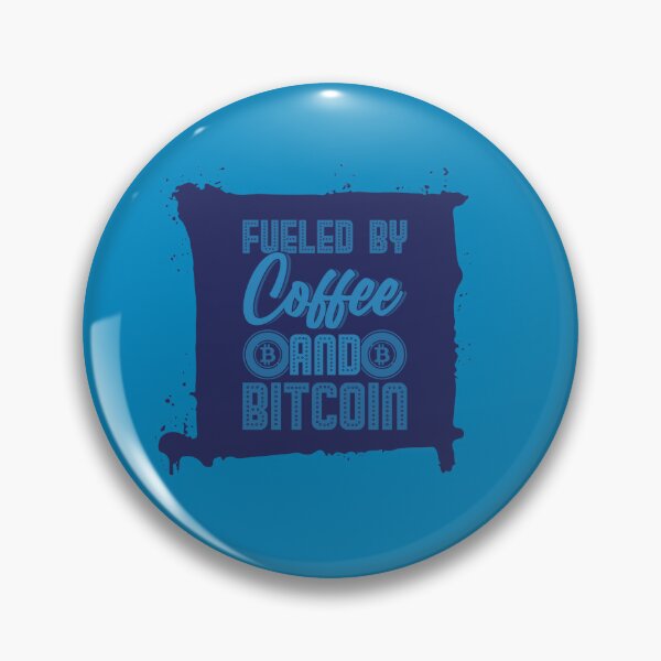 Item preview, Fueled By Coffee and Bitcoin Blue designed and sold by The-Vault.
