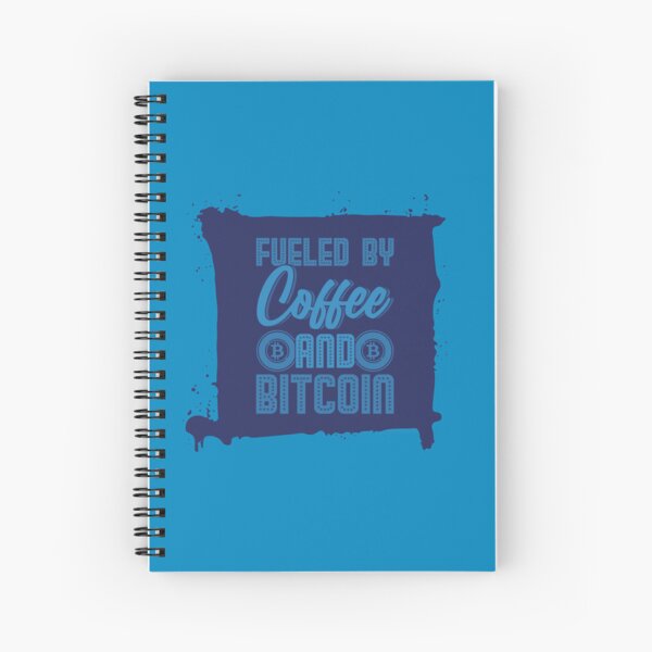 Item preview, Fueled By Coffee and Bitcoin Blue designed and sold by The-Vault.
