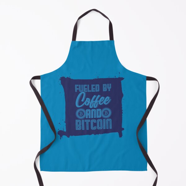 Item preview, Fueled By Coffee and Bitcoin Blue designed and sold by The-Vault.