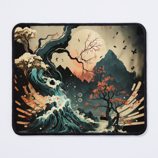 Item preview, Fantasy asian landscape designed and sold by loucaski.