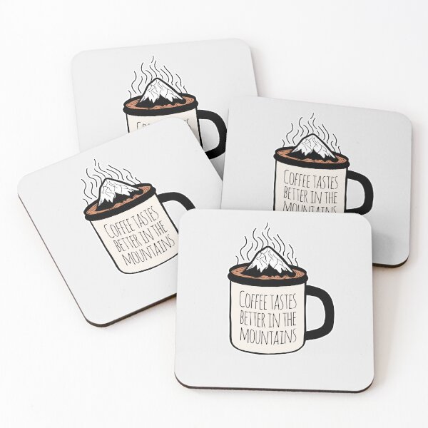 Item preview, Coffee Tastes Better In The Mountains designed and sold by Brain Nectar.