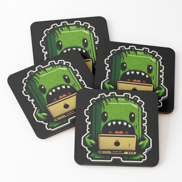 Item preview,  green monster craftee green gamer monster- best selling  designed and sold by MediTees.