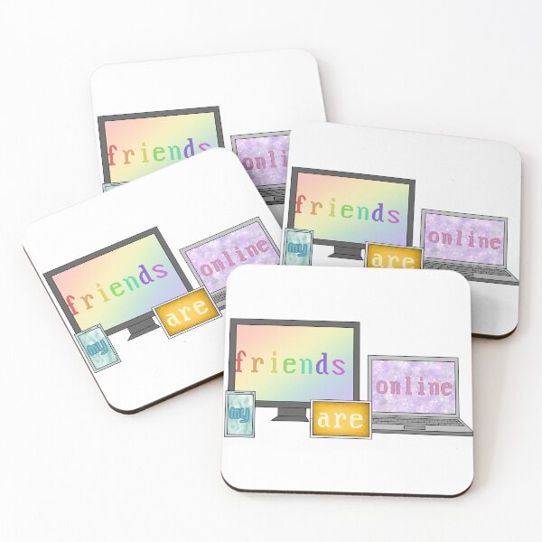 Item preview, My friends are online (Internet best friend) designed and sold by Becky-Marie.