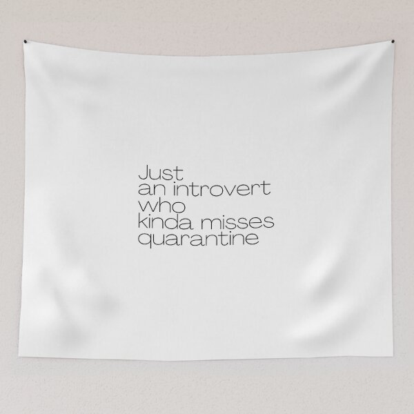 Item preview, Introvert who misses quarantine  designed and sold by macklewis126.