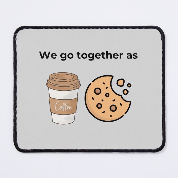 Item preview,  We go togeter as Coffee and Cookie (grey) designed and sold by ArtifyAvangard.