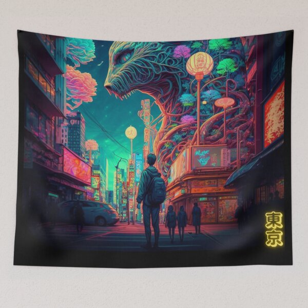 Item preview, Tokyo, Japan v5 (no text) designed and sold by ai-datamancer.