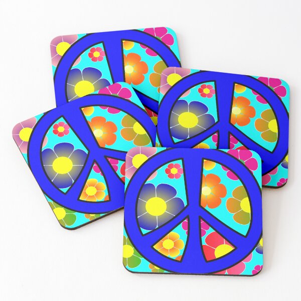 Item preview, Peace and Love Flowers  designed and sold by HatzicTshirts.