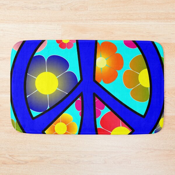 Item preview, Peace and Love Flowers  designed and sold by HatzicTshirts.
