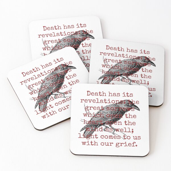 Item preview, Death Has Its Revelations - Death Quote  designed and sold by CrankyOldDude.
