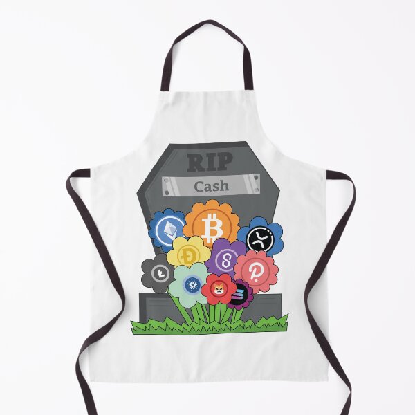 Item preview, Cash Is Dead RIP Crypto Taking Over Growing On The Grave Of Cash Money Dollar designed and sold by doseofwin.