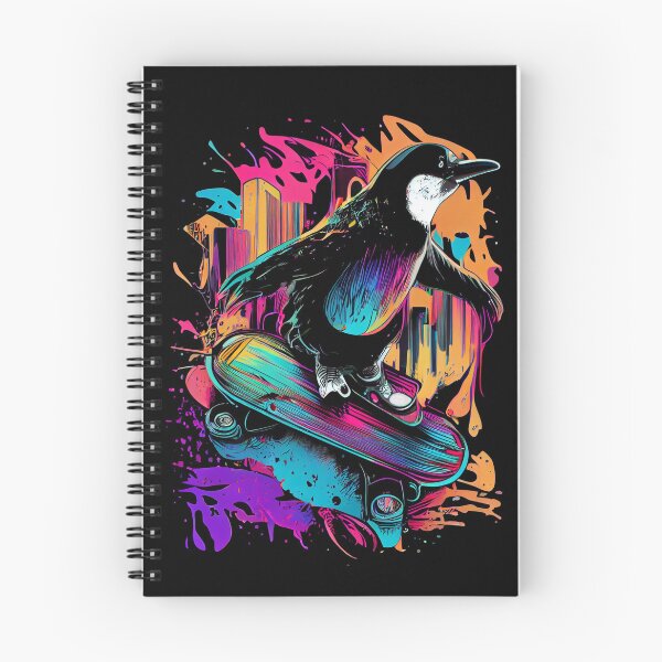 Item preview, Penguin Skateboarding designed and sold by AiInker.