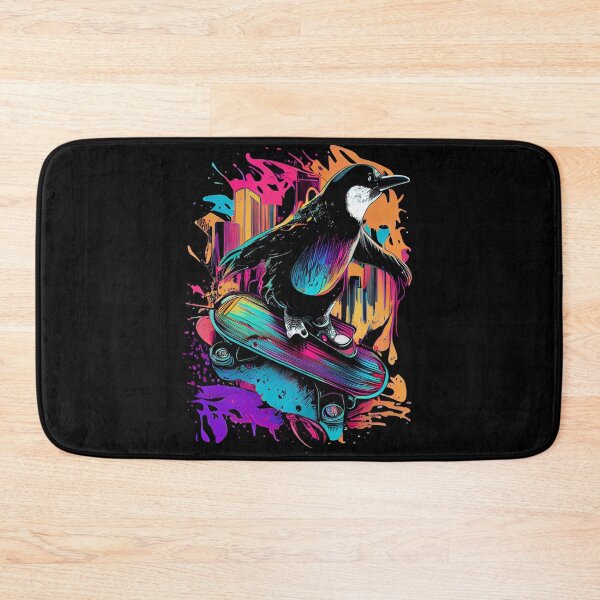 Item preview, Penguin Skateboarding designed and sold by AiInker.