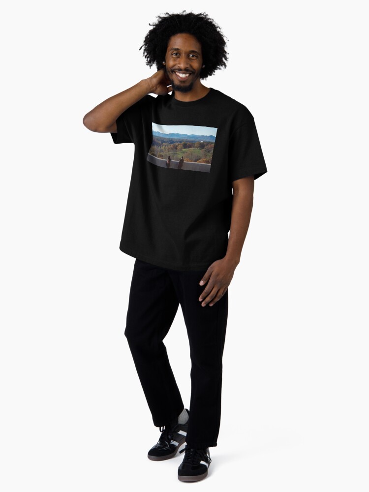 Thumbnail 4 of 7, Oversized T-Shirt, BILTMORE ESTATE MOUNTAINS ASHEVILLE NORTH CAROLINA designed and sold by teruyalab.