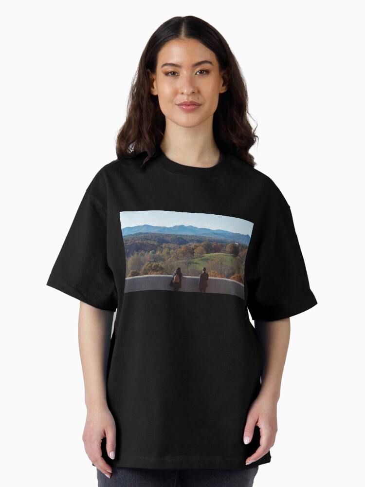 Thumbnail 2 of 7, Oversized T-Shirt, BILTMORE ESTATE MOUNTAINS ASHEVILLE NORTH CAROLINA designed and sold by teruyalab.