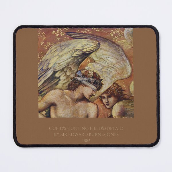 Item preview, Detail of Cupid's Hunting Fields  designed and sold by VintageArtByIda.