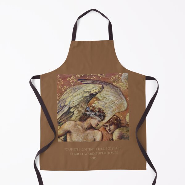 Item preview, Detail of Cupid's Hunting Fields  designed and sold by VintageArtByIda.